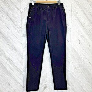 Figs Scrubs Scrub Pants Trouser Bonsai Mens Size Medium Black Nylon Stretch
